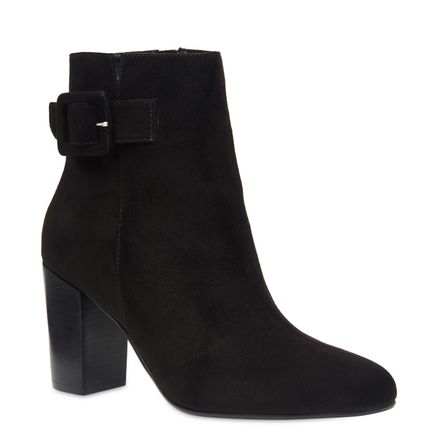Bota Feminina Ankle Boot Belt - Preto