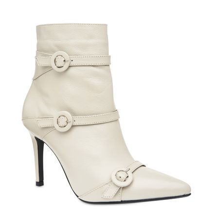 Bota Bucle Couro - Branco