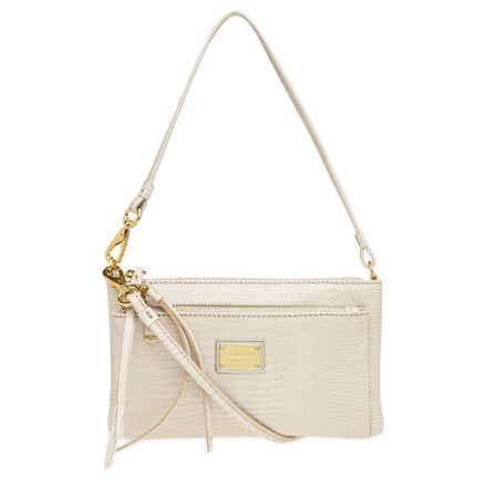 Bolsa Transversal Feminina Couro - Nude