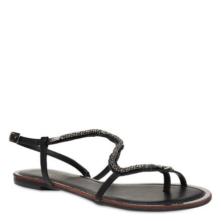 Rasteira Snake - Preto