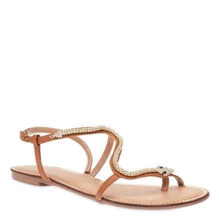 Rasteira Snake - Mel