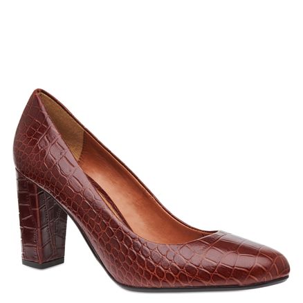 Scarpin Bico Redondo - Madras