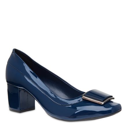 Scarpin Block - Marinho