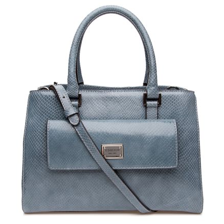 Tote Python Mania Couro - Oceano