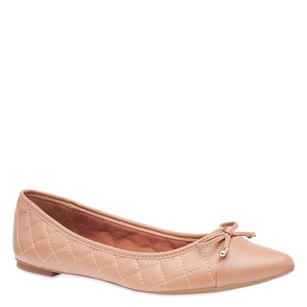 Sapatilha Bico Fino Matelassê - Blush