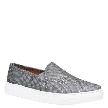 Slip On Feminino - Prata Velho