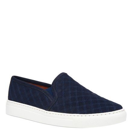 Slip On Feminino Matelassê - Camurção Marinho