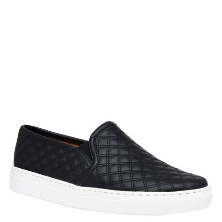 Slip On Feminino Matelassê - Soft Preto
