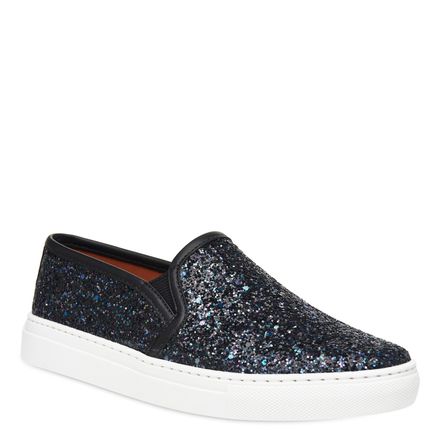 Slip On Feminino - Prata, Preto