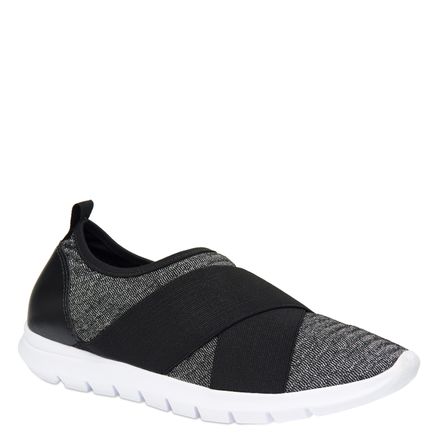 Tênis Elastic - Lurex Prata