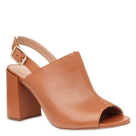 Sandália Boot Couro - Atanado Camel