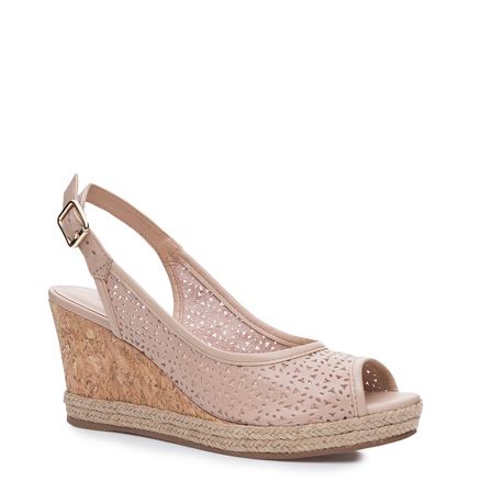 Anabela Lasercut - Nude