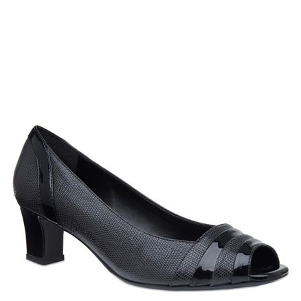 Peep Toe d - Preto
