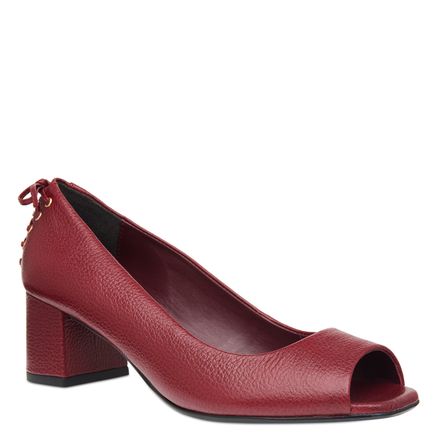 Peep Toe Lady - Vermelho