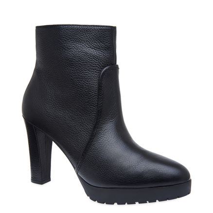 Bota Feminina Ankle Boot Grunge - Preto