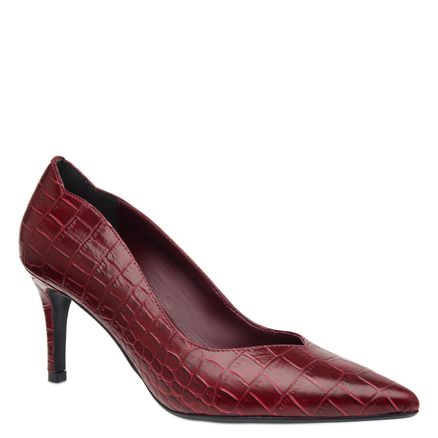 Scarpin V-Neck - Vermelho