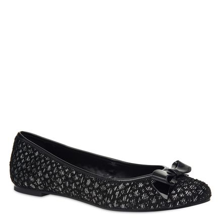 Sapatilha Chenile - Preto