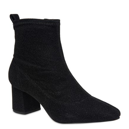 Bota Feminina Lurex Luxo - Tec.Fantasy Preto/Lycra Pto