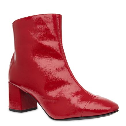 Bota Feminina Media Verniz Show - Verniz Show Soft Rubi