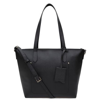 Mini Shopping Tina Eco Saffiano - Preta