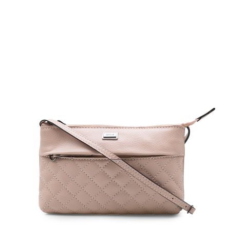 Bolsa Transversal Feminina Catarina Couro - Nude