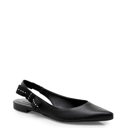 Ballerina Slingback - Preta