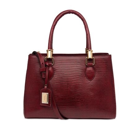 Bolsa Tote Alicia - Lezard Vinho