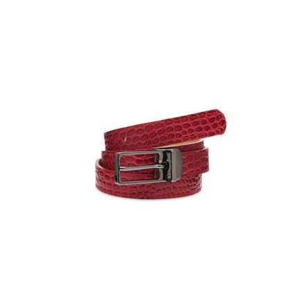Cinto Couro Croco - Rubi