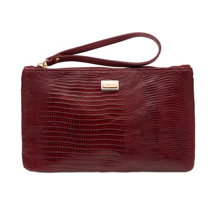 Bolsa Pequena - Lezard Vinho