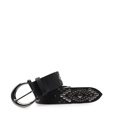 Cinto Tachas Couro - Preto