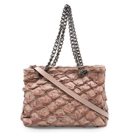 Bolsa De Ombro Feminina Pele - Pirarucu Fendi