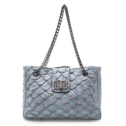 Bolsa De Ombro Feminina Pele Pirarucu - Riviera