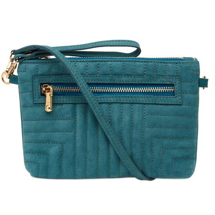 Crossbody Lari Couro - Verde