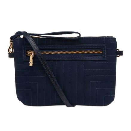 Crossbody Lari Couro - Nobuck Marinho