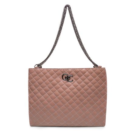 Bolsa De Ombro Feminina Vera Couro - Couro Floater Gloss