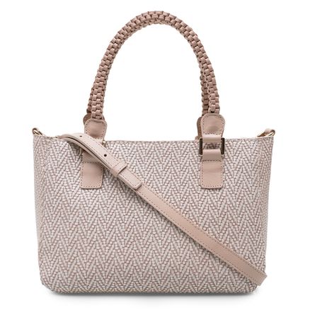 Mini Tote Fran Couro - Nude