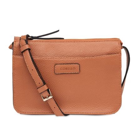 Crossbody Bruna Eco - Caramelo