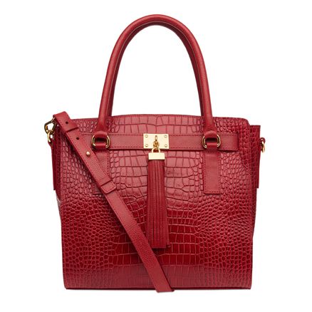 Tote Bag Beth Couro - Vermelho