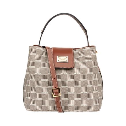 Handbag Firenze - Logo Nat/At. Castanho