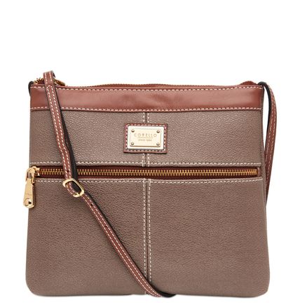 Bolsa Transversal Firenze - Castanho