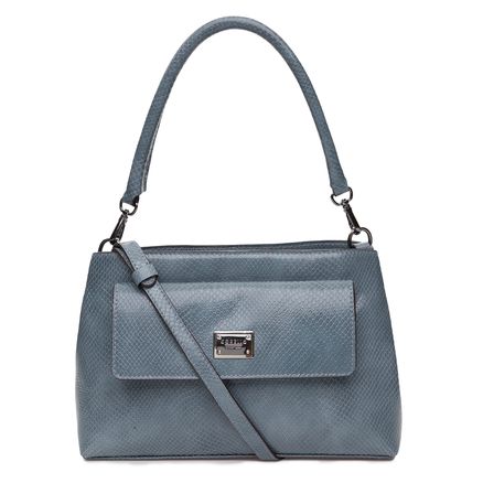 Shoulder Python Mania Couro - Oceano