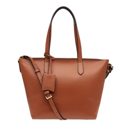 Mini Shopping Bag Tina Fly Tecn - Caramelo