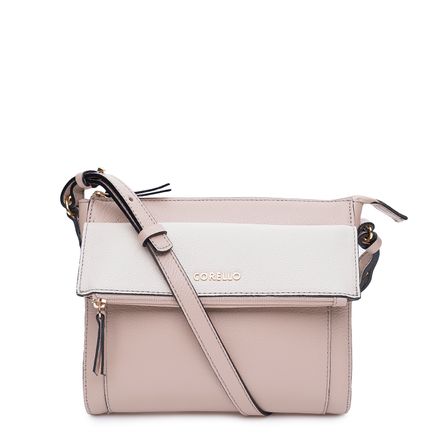 Crossbody Mila Couro - Nude