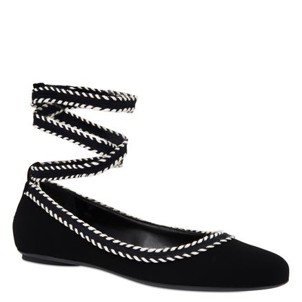 Ballerina Nobuck - Nobuck Preto