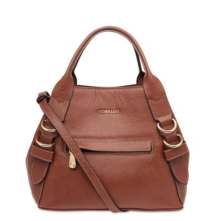 Shoulder Bag Geometric - Floater Castanho