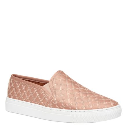 Slip On Feminino Matelassê - Cetim Nude