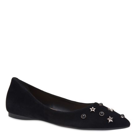 Sapatilha Nobuck Stars - Camurca Preto/Metal Onix