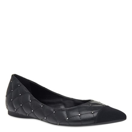 Sapatilha Matelassê Studs - Paris Preto/Couro Kid Pto