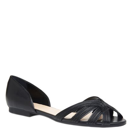 Rasteirinha Dorsay Strapy - Soft Preto