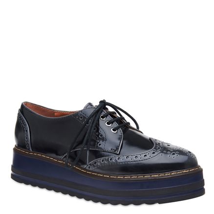 Oxford Brogue Solado Azul - Box Grafite